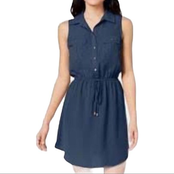 BeBop sleeveless shirt dress  - Picture 1 of 5